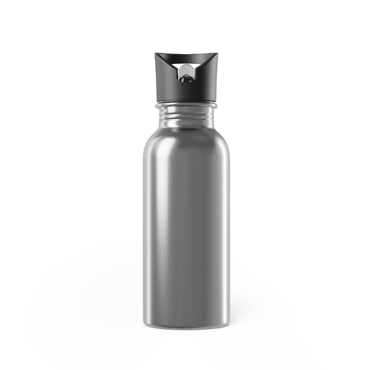 Sewell Old Boys Stainless Steel Water Bottle with Straw