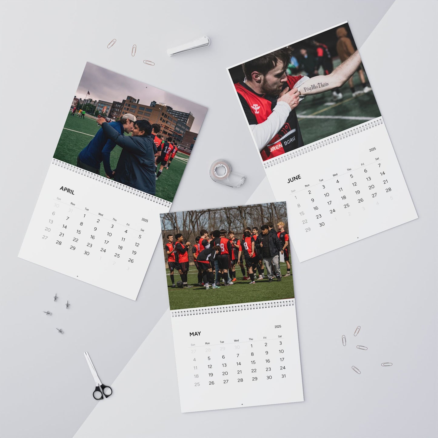2025 Sewell Old Boys Wall Calendar