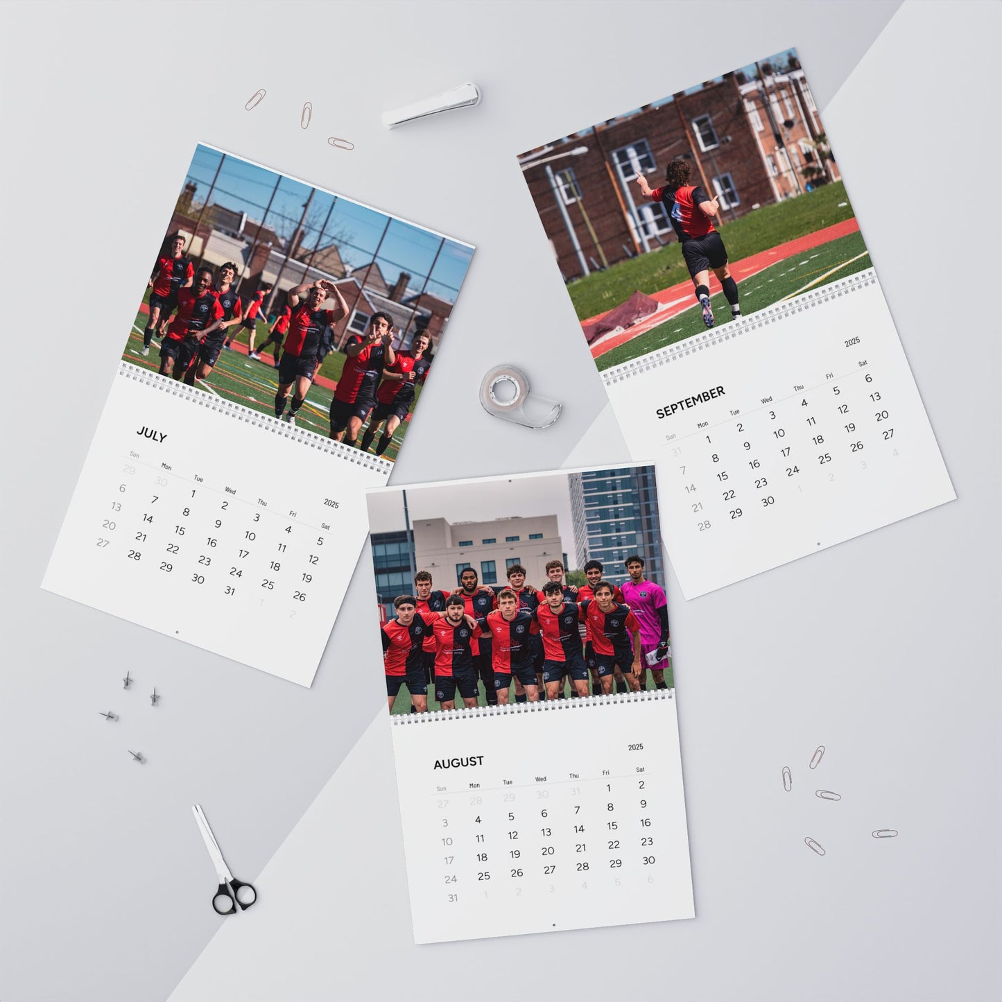 2025 Sewell Old Boys Wall Calendar