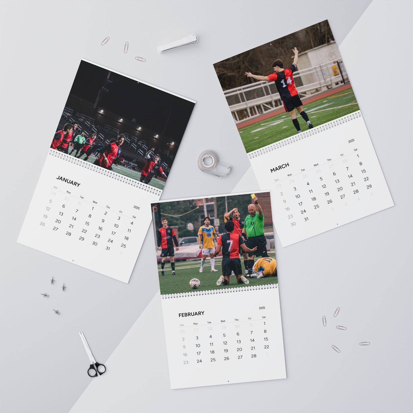 2025 Sewell Old Boys Wall Calendar