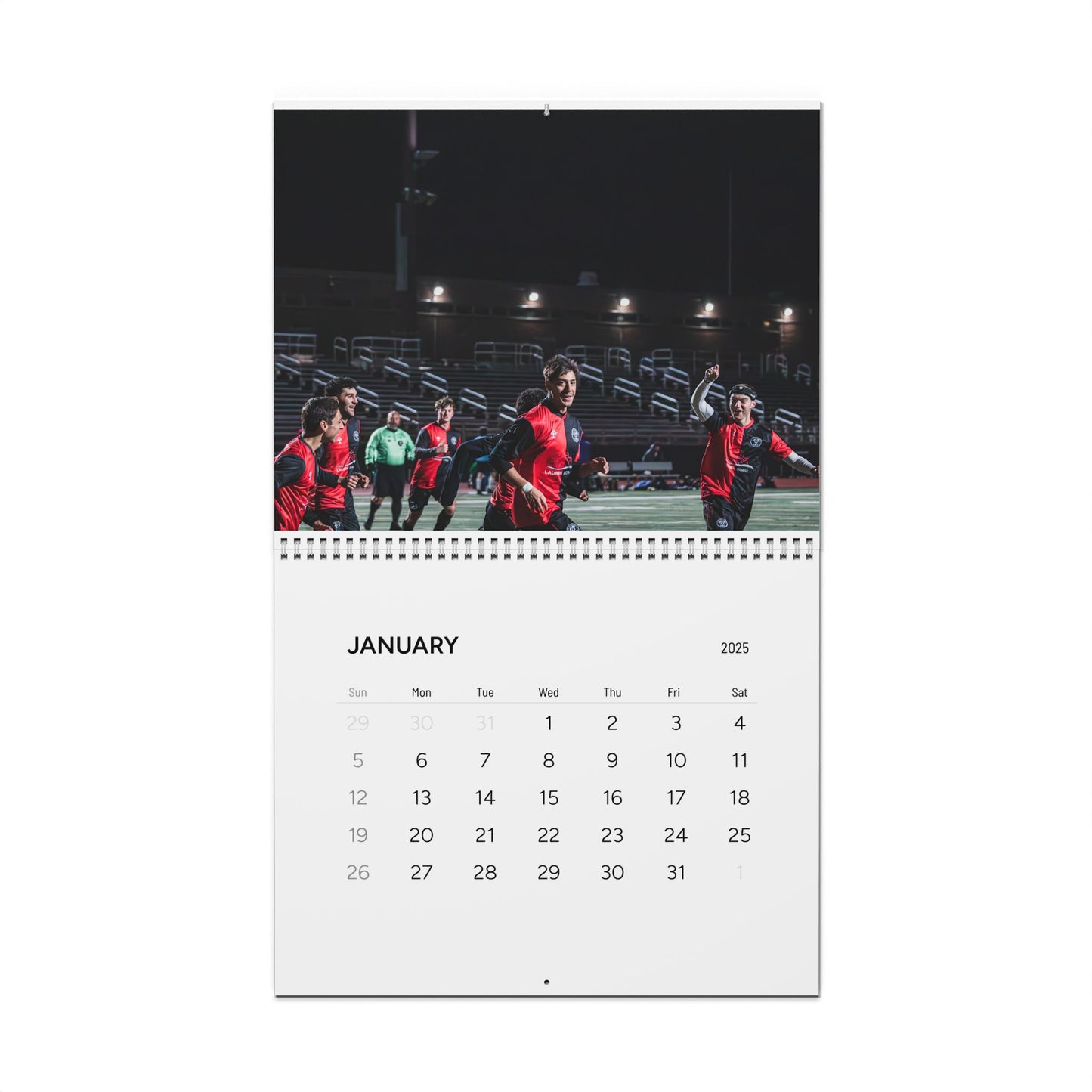 2025 Sewell Old Boys Wall Calendar